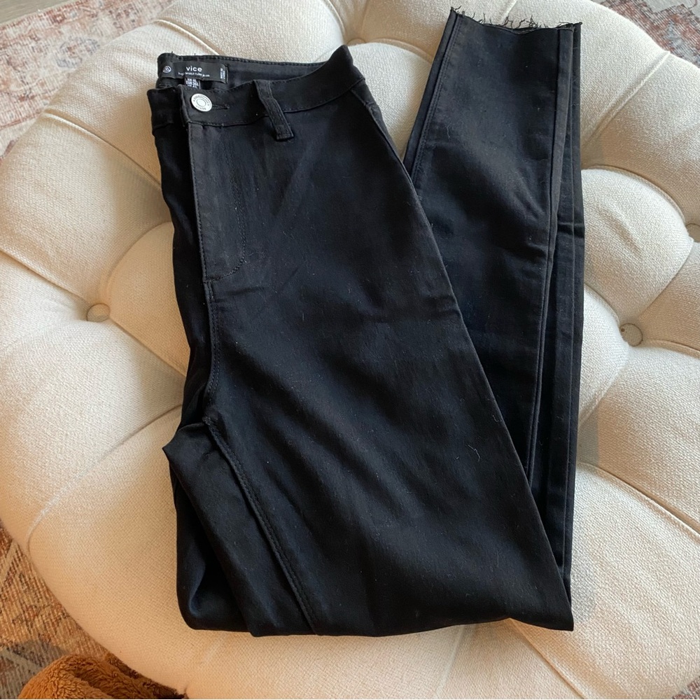 Missguided Black High Rise Jeans